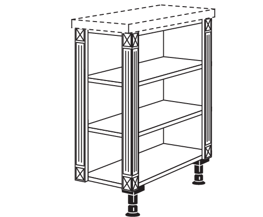 Abschlussregal Landhaus URA-PI