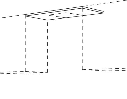 Überbauboden aus Korpusmaterial 600 mm breit WZB60