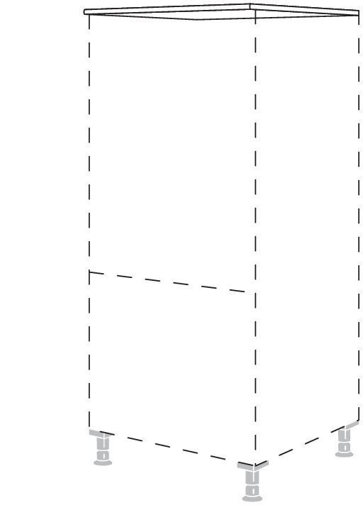 Abdeckboden, 16 mm stark, für Highboard in festen Maßen ADBM1648