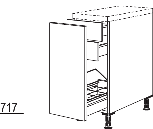 Auszugschrank UD2IAF30