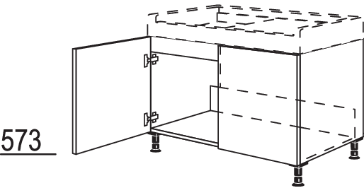 Spülenschrank SPUST90