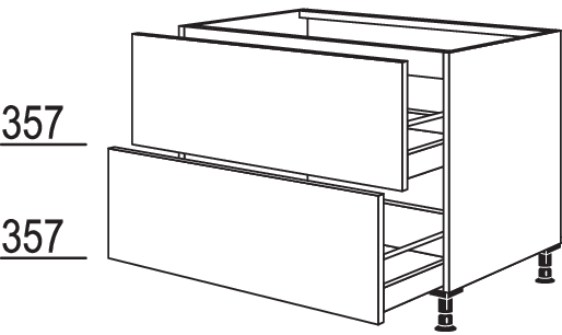 Spülen-Auszugschrank SPUDASA80