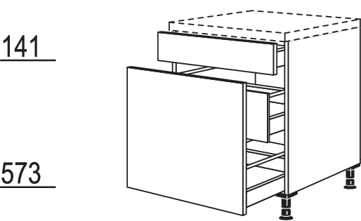 Auszugschrank UAI30