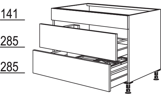 Spülen-Auszugschrank Flex 21 SPU2A-ASF100