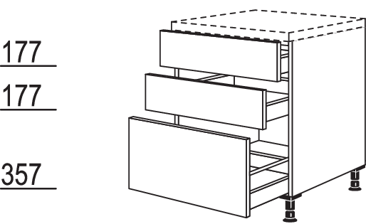 Auszugschrank UD2SA60