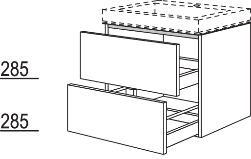 Waschtischschrank BWASA30-58