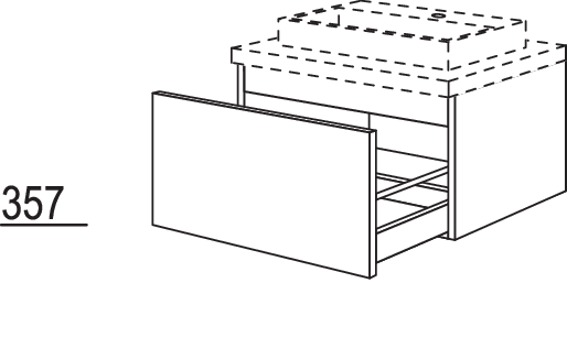 Waschtischschrank BWA100-36
