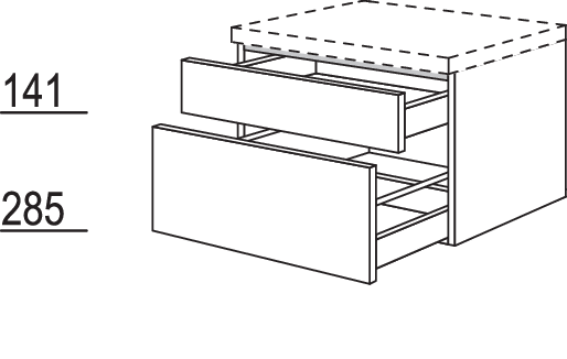 Auszugschrank BUSA100-43