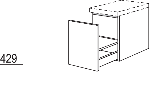 Auszugschrank BUA100-43