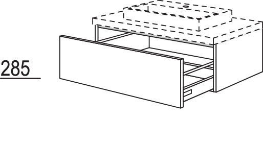 Waschtischschrank BWA80-29