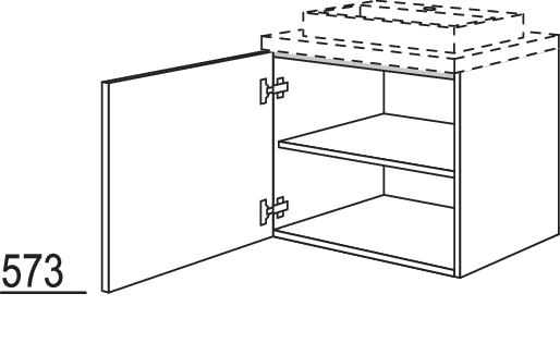 Waschtischschrank BW60-58