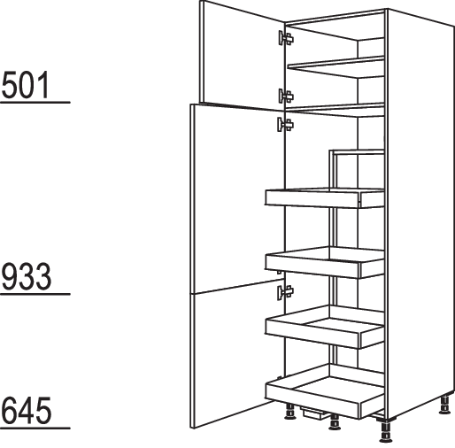 XL-Vorratsschrank Cargo HDC50-1X