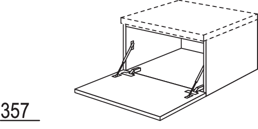 Unterschrank mit Barklappe UKB60-36