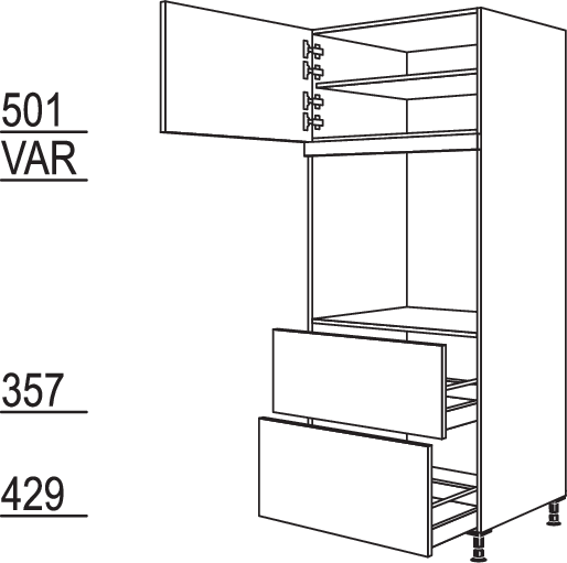 XL-Geräte-Umbau Backofen GDAO2A76-1X
