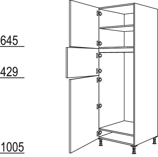 XL-Geräte-Umbau Kühl-Gefrierautomat G123G-1X
