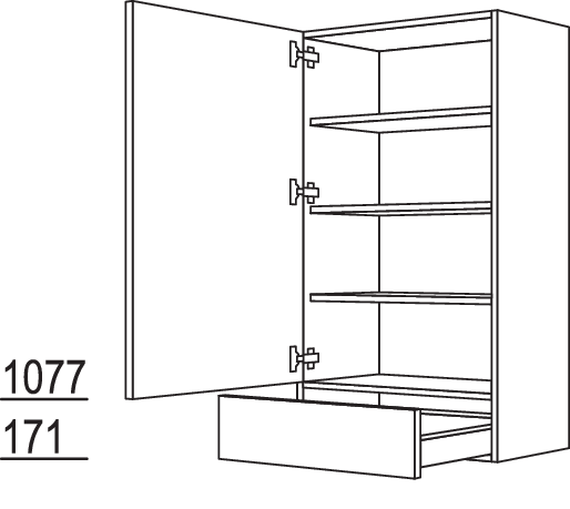 Aufsatzschrank AS60-1