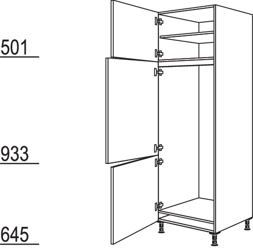 XL-Geräte-Umbau Kühl-Gefrierautomat G145-1X