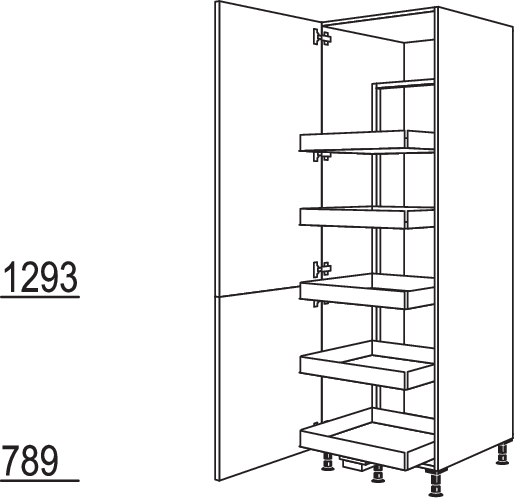 XL-Vorratsschrank Cargo HDC60-1X