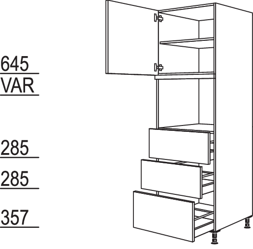 XL-Geräte-Umbau für Dampfgarer / Kompaktgerät GDK3A-1X