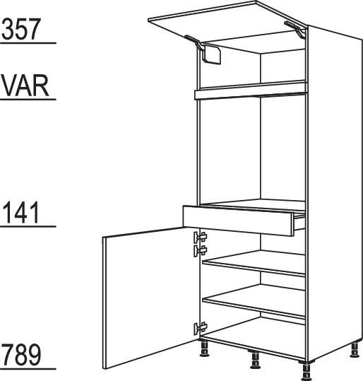 XL-Geräte-Umbau Backofen GDAOS76-1X