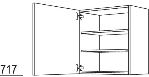 Wandschrank W100-1