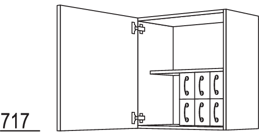 Wandschrank WS30-1