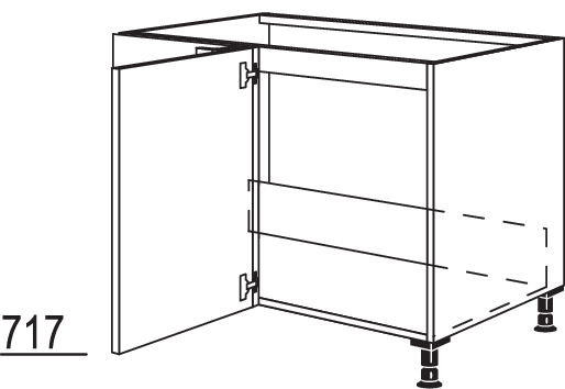 Spülen-Eckschrank SPUED90-40