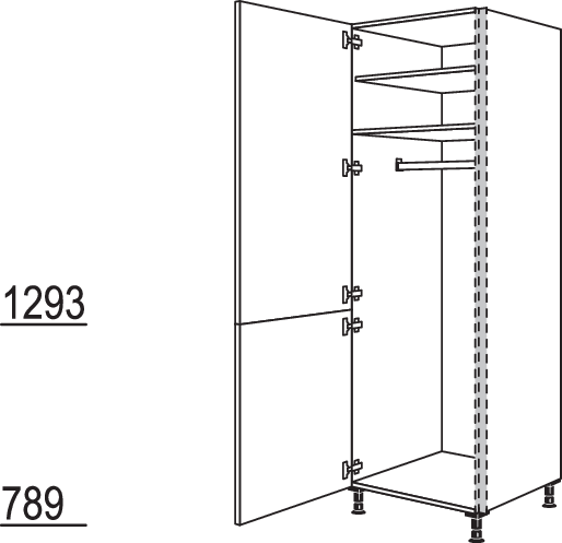 XL-Garderobenschrank NHSWG40-1X