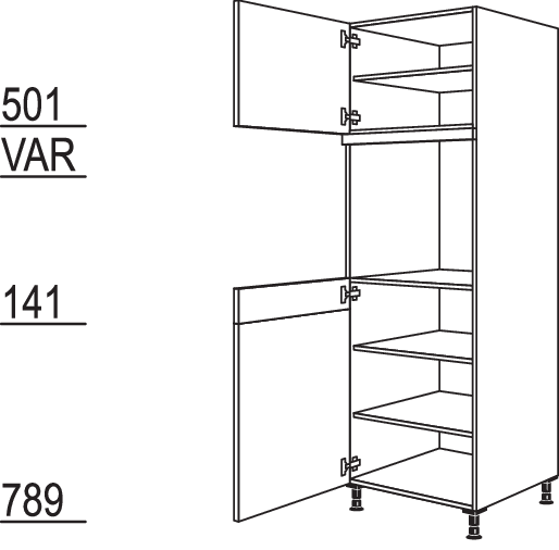 XL-Geräte-Umbau Backofen GDO-1X