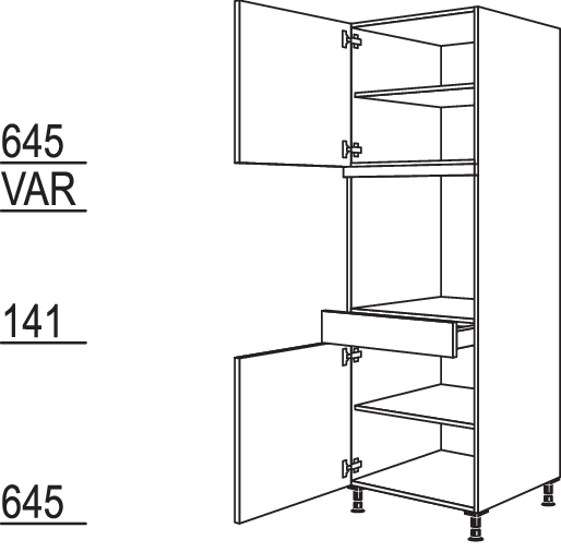 XL-Geräte-Umbau Backofen GOS-1X