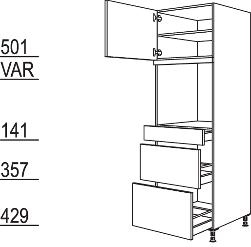 XL-Geräte-Umbau Backofen GDOS2A-1X