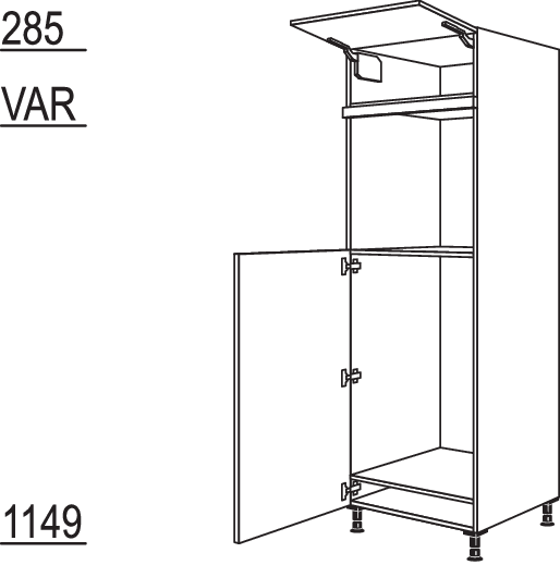 XL-Geräte-Umbau Kühlautomat und Backofen G103O-1X