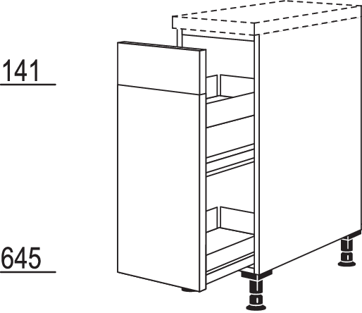 XL-Auszugschrank UAM20-X