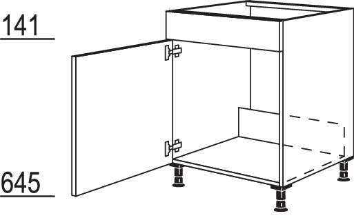 XL-Spülenschrank SPU60-X