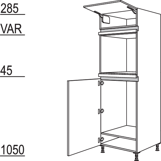 XL-Geräte-Umbau Kühlautomat und Backofen NG88O-1X