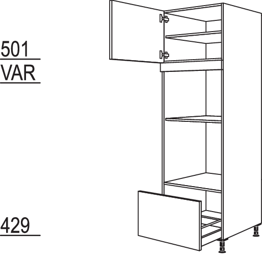 XL-Geräte-Umbau Backofen und Dampfgarer / Kompaktgerät GDDKOA-1X