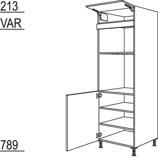 XL-Geräte-Umbau Backofen und Mikrowelle GDMO-1X
