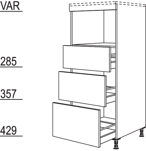 XL-Geräte-Umbau für Dampfgarer / Kompaktgerät GDK3A-X