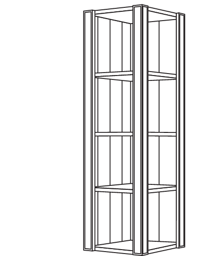 Abschlussregal Landhaus ARA-PIH-1