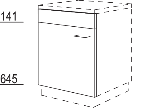 Verstiftete XL-Türfront KSB-X