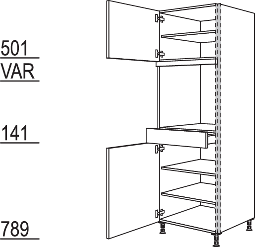 XL-Geräte-Umbau Backofen NGSOS-1X