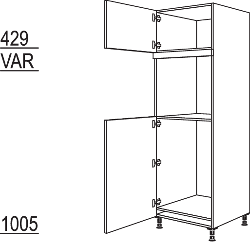 XL-Geräte-Umbau Kühlautomat und Backofen G88O-1X
