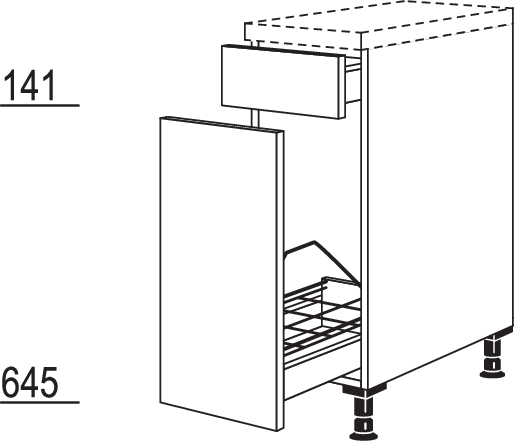 XL-Auszugschrank UAF30-X