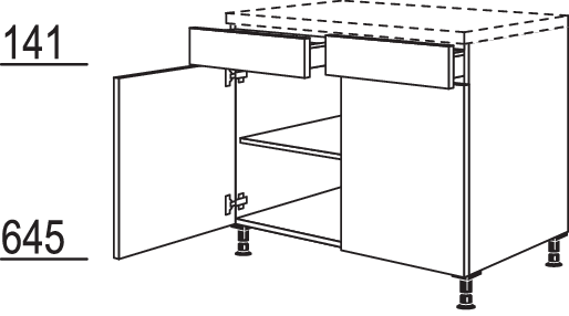 XL-Unterschrank US90-X