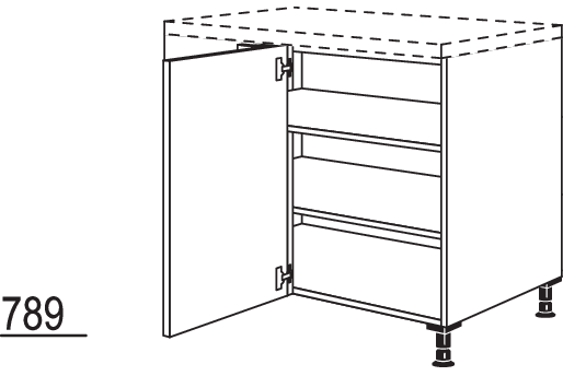 XL-Eckschrank UED90-40-X