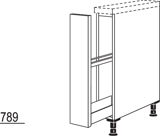 XL-Auszugschrank UABH15-X