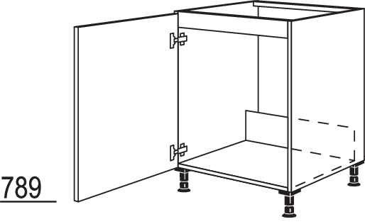 XL-Spülenschrank SPUD60-X