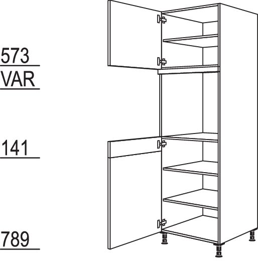XL-Geräte-Umbau Backofen GDO-2X