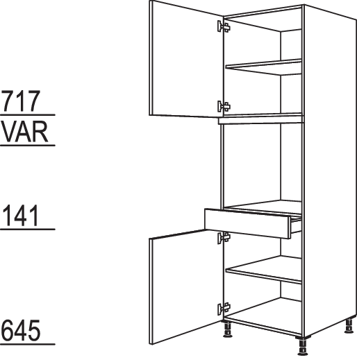 XL-Geräte-Umbau Backofen GOS-2X