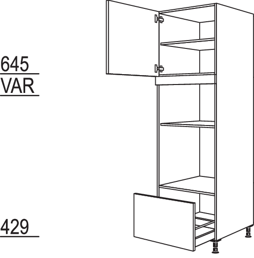 XL-Geräte-Umbau Backofen und Mikrowelle GMOA-2X